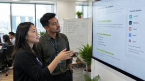 AI Search Content Structure Review in a Singapore Office